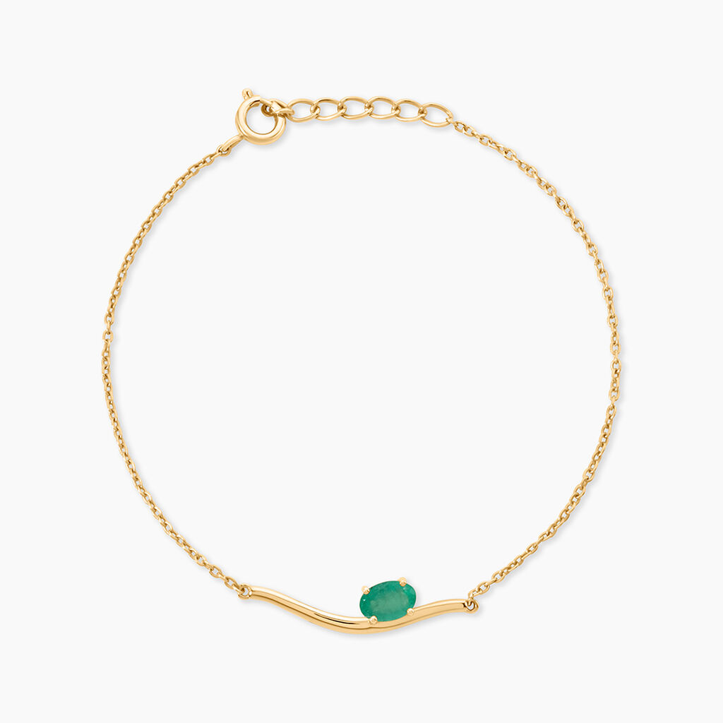 Bracelet Heritage Or Jaune Emeraude - Bracelets Femme | Histoire d&rsquo;Or