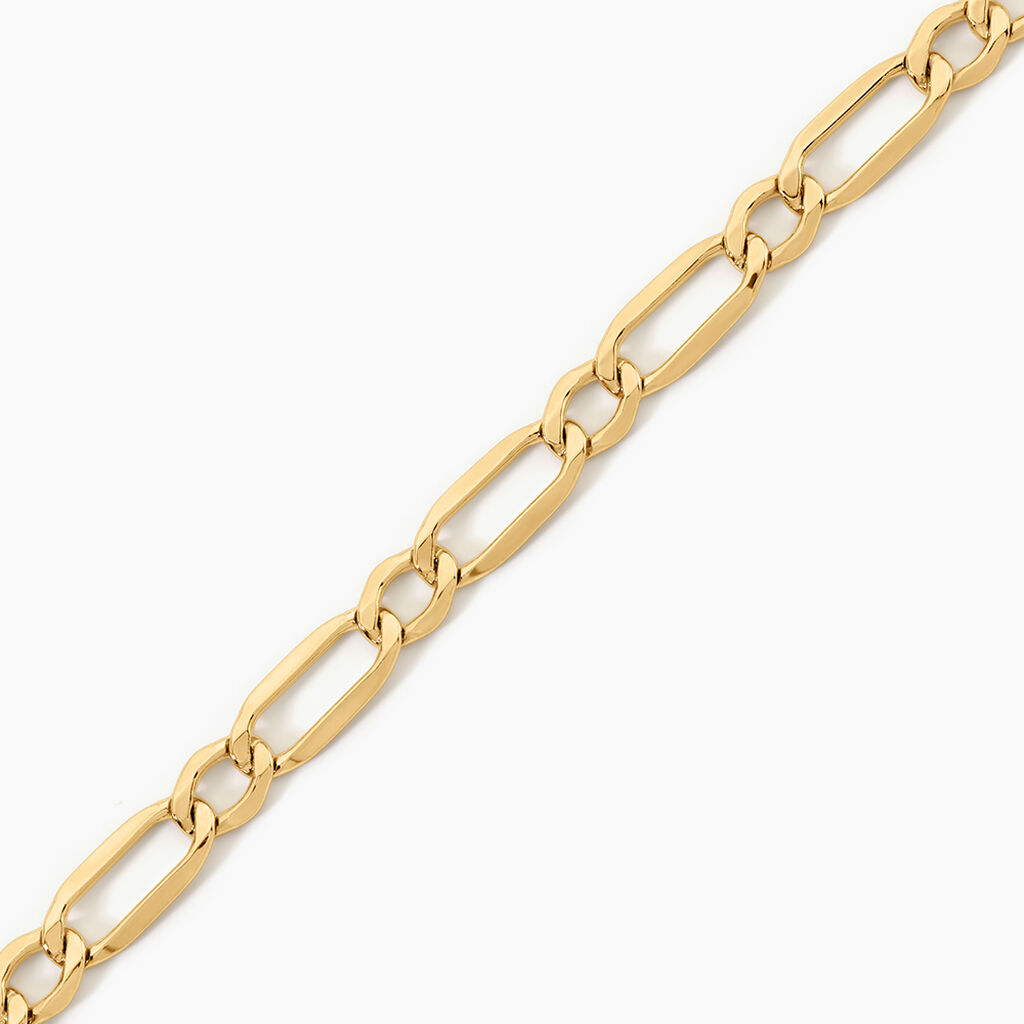 Bracelet Ophelio Argent Dor&eacute; A L'Or 750/1000 - Bijoux sans pierre Femme | Histoire d&rsquo;Or