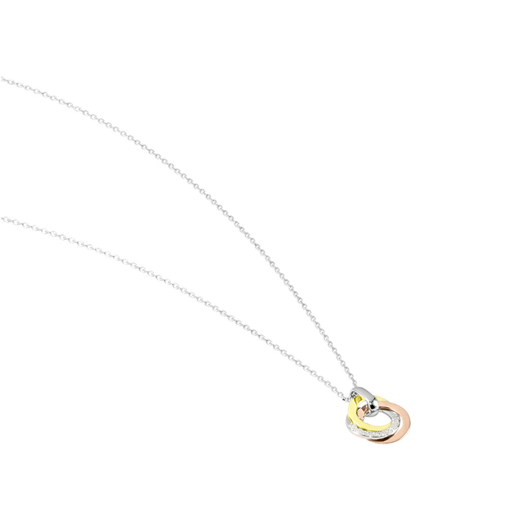 Collier Or Tricolore Vanadissa Diamants - Colliers Femme | Histoire d’Or