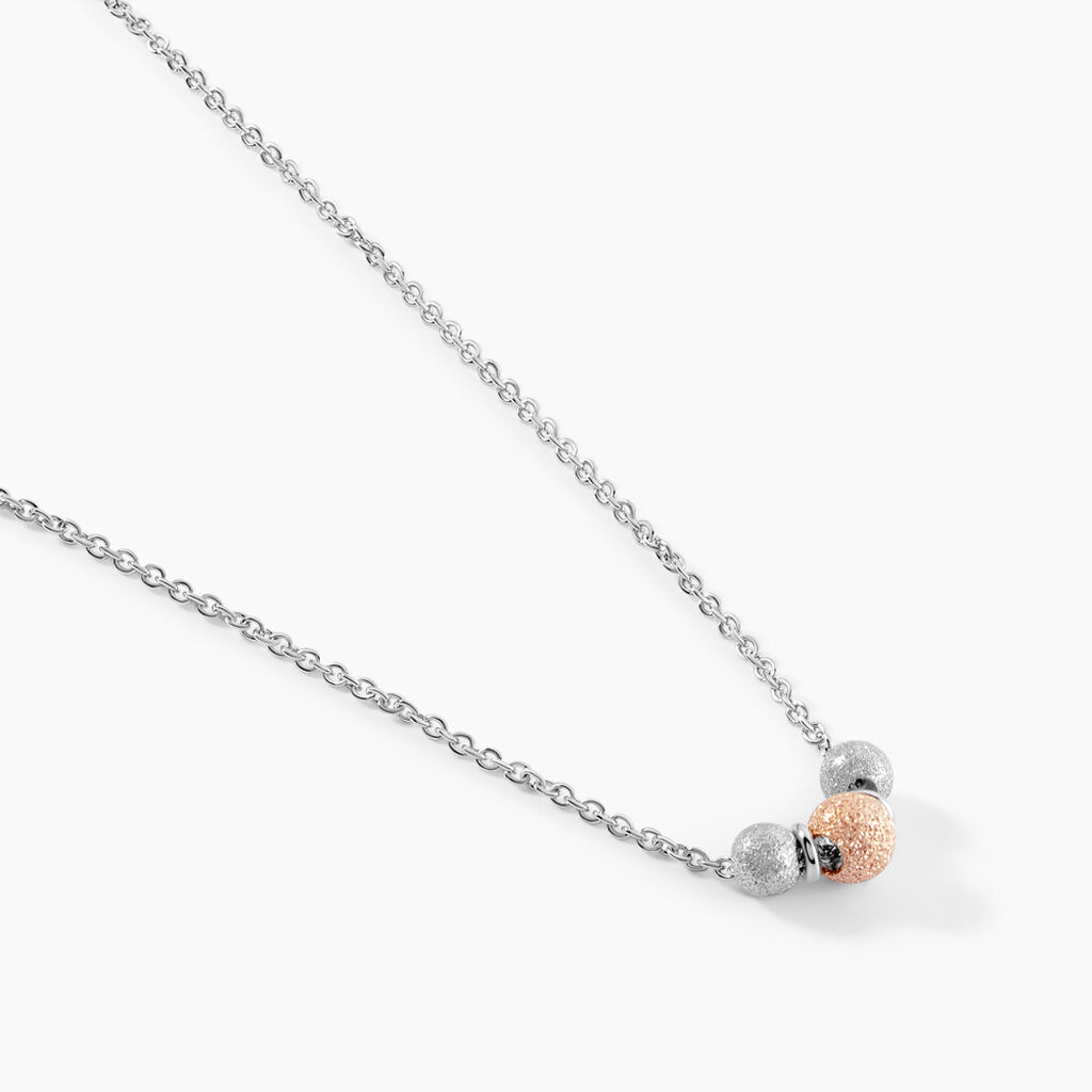 Collier Argent Bicolore Wilmart - Colliers fantaisie Femme | Histoire d’Or