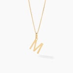 Pendentif Ionia Lettre Or Jaune - Pendentifs Famille | Histoire d&rsquo;Or