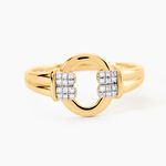 Bague Senan Or Jaune Diamant - Bagues avec pierre  | Histoire d&rsquo;Or