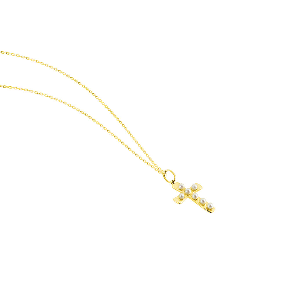 Collier Or Jaune Florrie Perles De Culture - Colliers Femme | Histoire d’Or