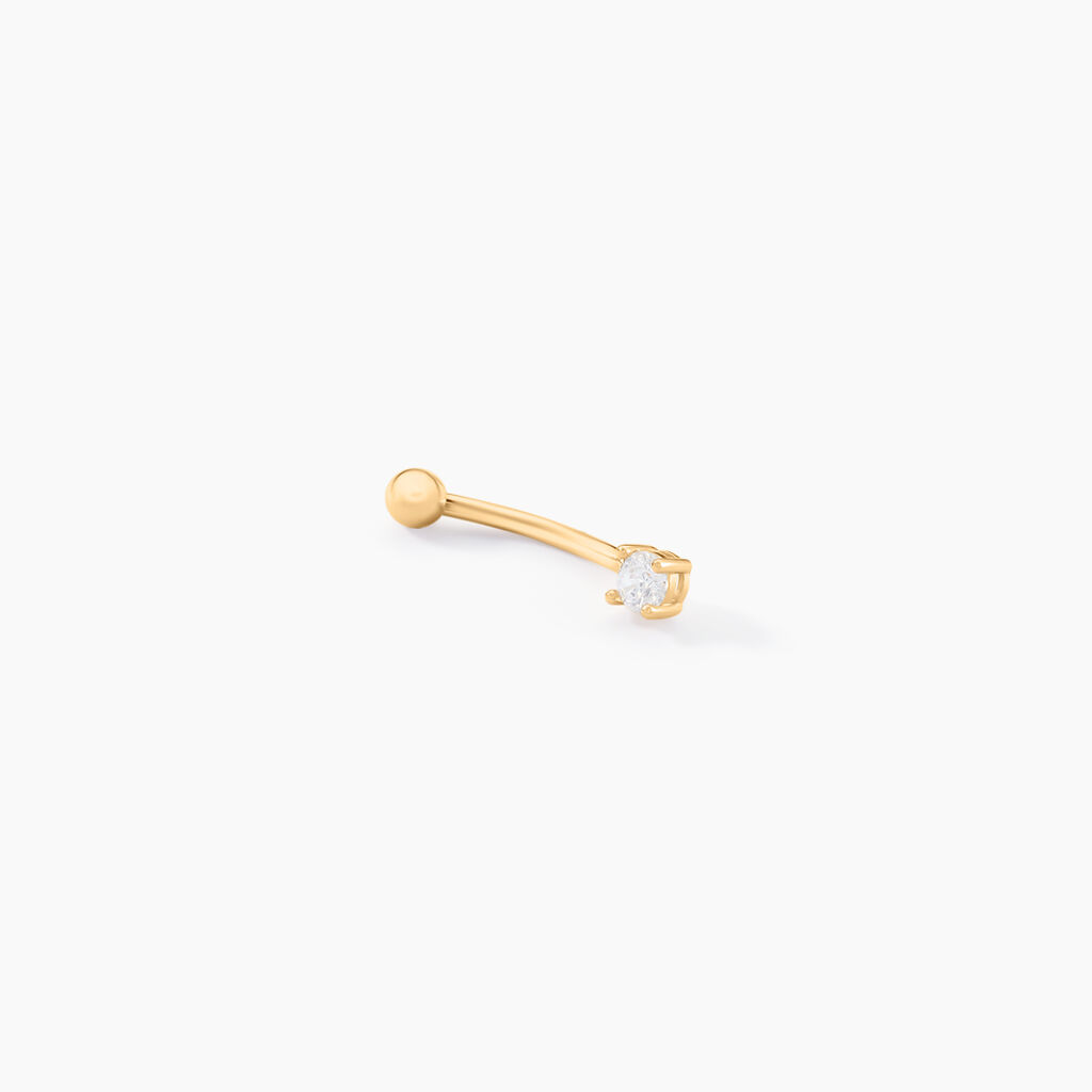 Piercing Cletis Or Jaune Oxyde De Zirconium - Bijoux Femme | Histoire d’Or
