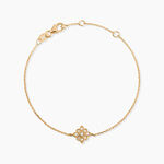 Bracelet Dainty Plaqu&eacute; Or Jaune Oxyde De Zirconium - Bracelets Femme | Histoire d&rsquo;Or