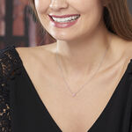 Collier Aphrodite Or Blanc Diamant - Colliers Femme | Histoire d&rsquo;Or