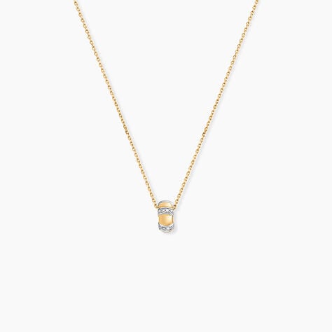 Collier Hamino Or Jaune Diamant - Colliers Femme | Histoire d&rsquo;Or