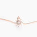 Collier Lorraine Argent Rose Oxyde De Zirconium - Colliers fantaisie Femme | Histoire d’Or