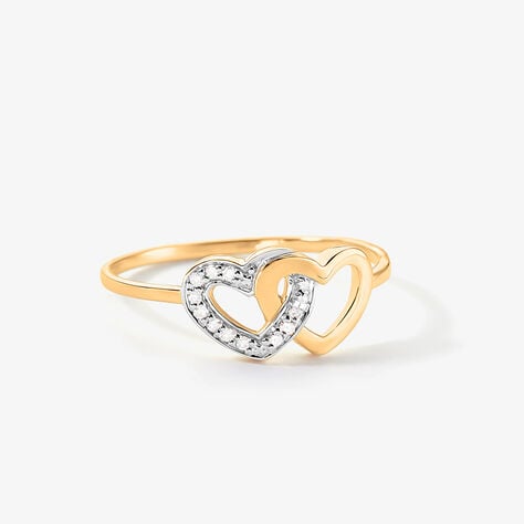 Bague Wydad Or Jaune Diamant - Bagues avec pierre Femme | Histoire d&rsquo;Or