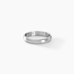 Alliance Alexyne Argent Blanc - Alliances Famille | Histoire d&rsquo;Or