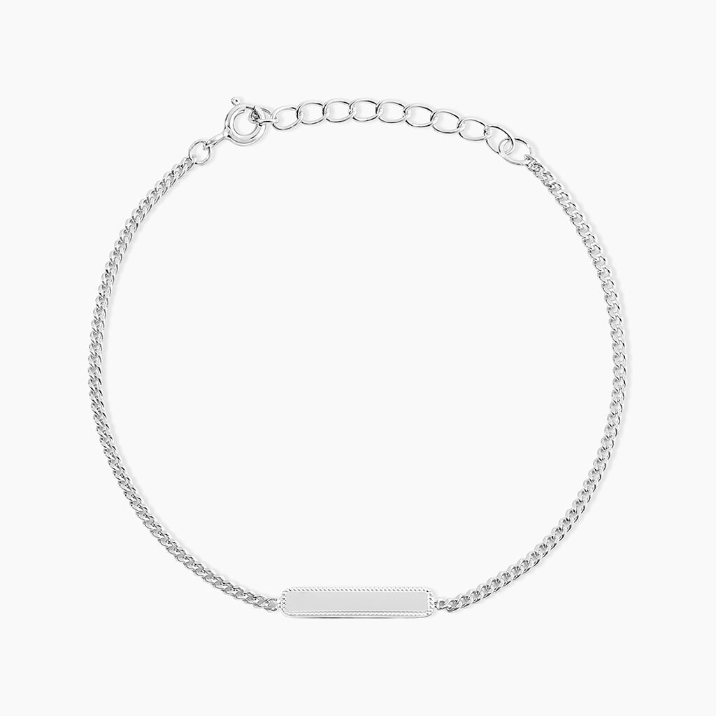 Bracelet Jordana Argent Blanc - Bracelets Femme | Histoire d’Or