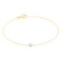 Bracelet Or Jaune Emilee Oxyde De Zirconium