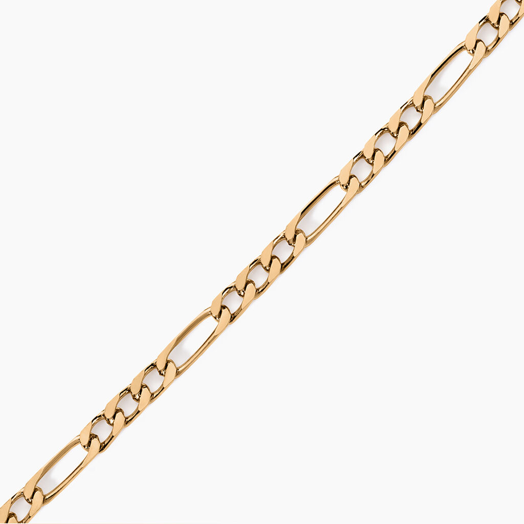 Bracelet Bixente Plaqu&eacute; Or Dor&eacute; - Bracelets cha&icirc;ne Homme | Histoire d&rsquo;Or