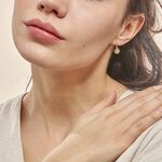 Boucles D'oreilles Pendantes Fidelia Boules Or Jaune - Boucles d'oreilles pendantes Femme | Histoire d&rsquo;Or