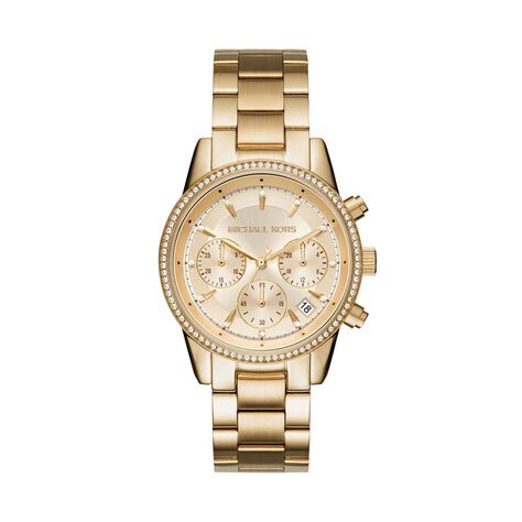 Montre femme Michael Kors MK7386 - Bracelet Acier Beige sur Bijourama,  référence des bijoux Femme en ligne