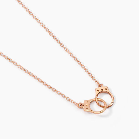 Collier Argent Rose Kim - Ras de cou Femme | Histoire d’Or
