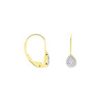 Boucles D'oreilles Pendantes Ursanne Or Jaune Diamants - Boucles d'oreilles pendantes Femme | Histoire d&rsquo;Or