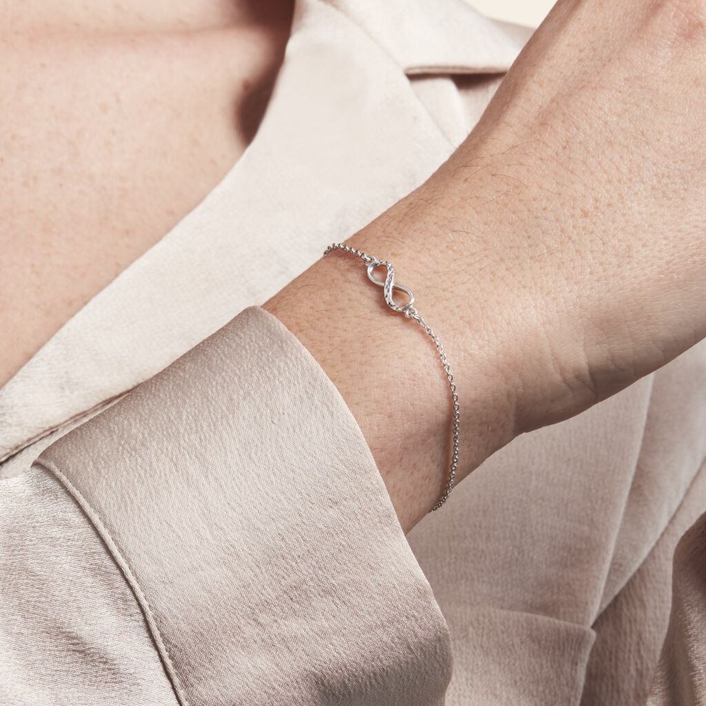 Bracelet Argent Blanc Teoxane - Bracelets Femme | Histoire d’Or