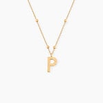 Collier Plaqu&eacute; Or Jaune Lettra - Colliers fantaisie Femme | Histoire d&rsquo;Or
