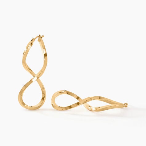 Créoles Helmine Or Jaune - Boucles d'oreilles créoles Femme | Histoire d’Or