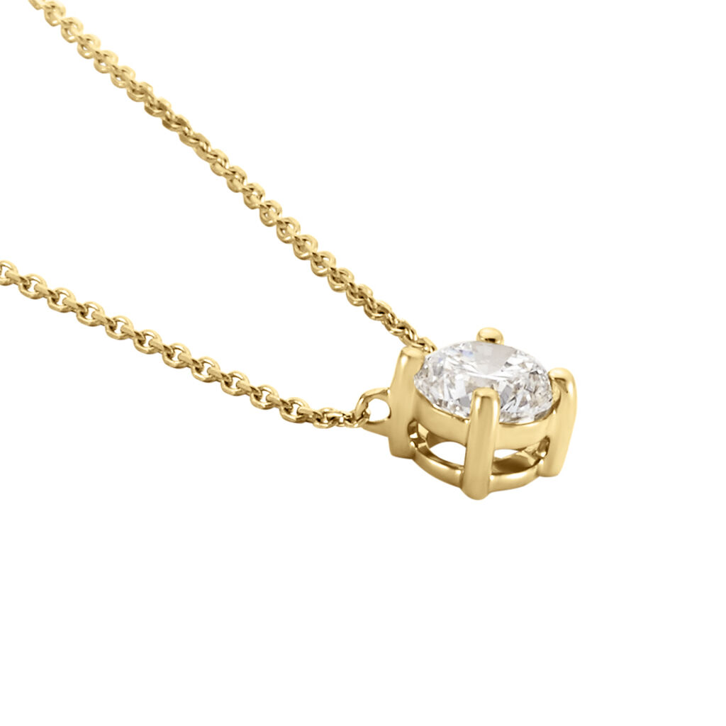 Collier Collection Aphrodite Or Jaune Diamant Synthetique - Colliers Femme | Histoire d’Or