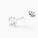 Boucles D'oreilles Puces Philia Argent Blanc Oxyde De Zirconium