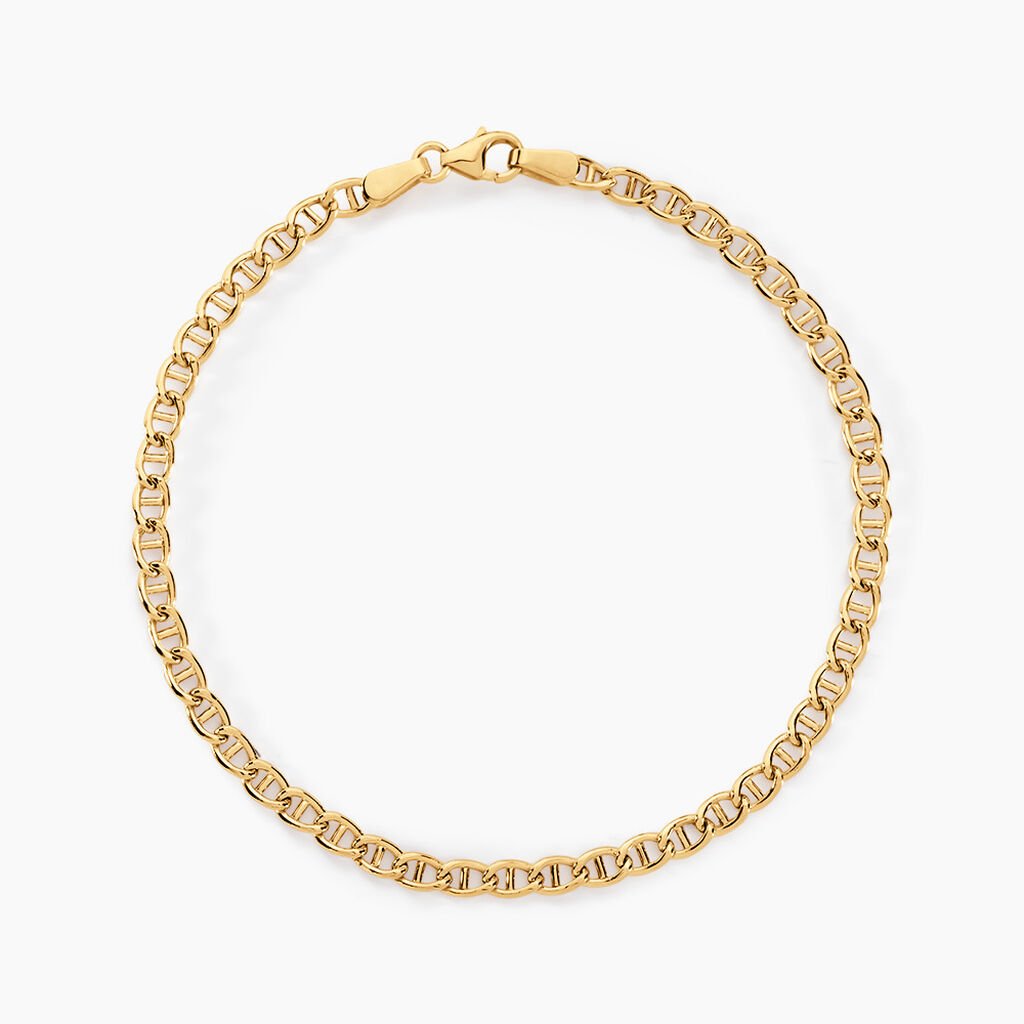Bracelet Or Jaune Capucin Maille Marine - Bracelets chaîne Femme | Histoire d’Or