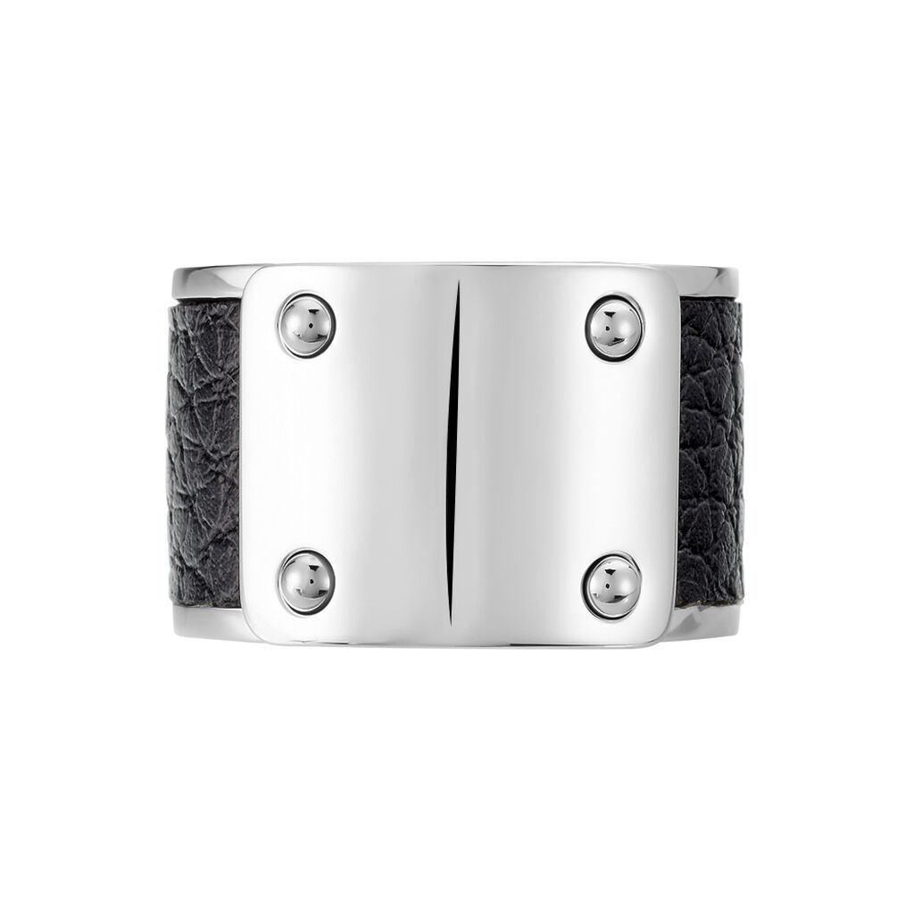 Bague Ahamd Acier Blanc - Bagues fantaisie Homme | Histoire d’Or