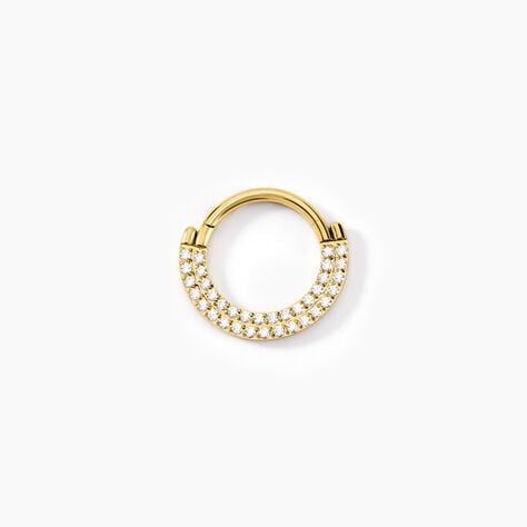 Piercing Septum Bettris Acier Jaune Oxyde De Zirconium - Bijoux Femme | Histoire d’Or