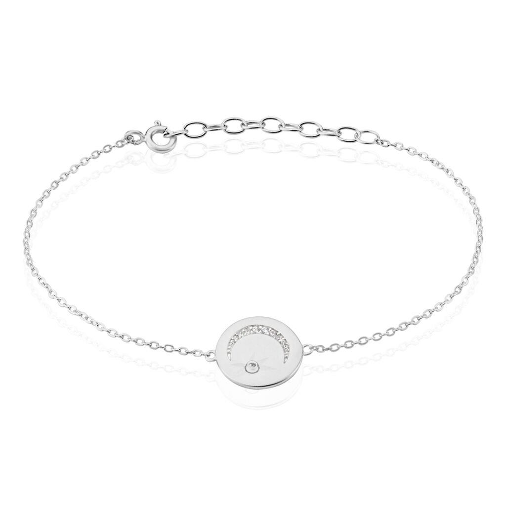 Bracelet Araroundus Argent Blanc Oxyde De Zirconium - Bracelets Femme | Histoire d’Or