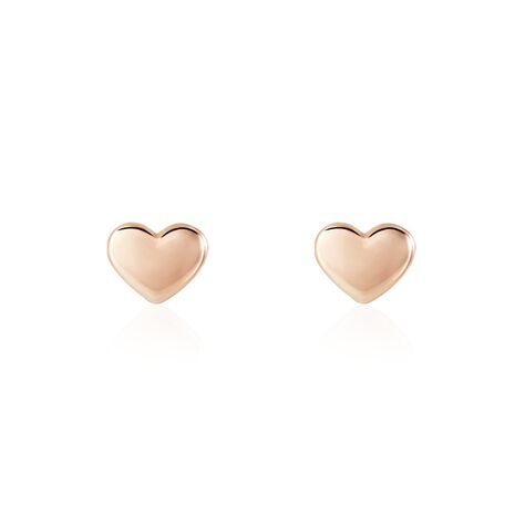 Boucles D'oreilles Puces Lison Or Rose - Clous d'oreilles Enfant | Histoire d’Or