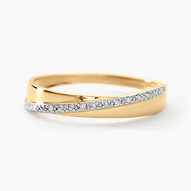 Bague Timira Or Jaune Diamant - Bagues avec pierre Femme | Histoire d’Or