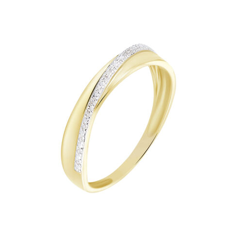 Bague Timira Or Jaune Diamant - Bagues avec pierre Femme | Histoire d’Or