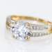 Bague Solitaire Or Jaune Anthyme Oxyde De Zirconium - Bagues solitaires Femme | Histoire d’Or