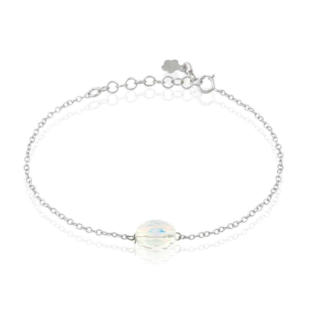 Bracelet Sirene Argent Blanc Cristaux De Swarovski de modèles Bracelet Sirene Argent Blanc Cristaux De Swarovski de modèles