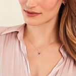 Collier Angie Or Jaune Rubis Diamant - Colliers Femme | Histoire d&rsquo;Or