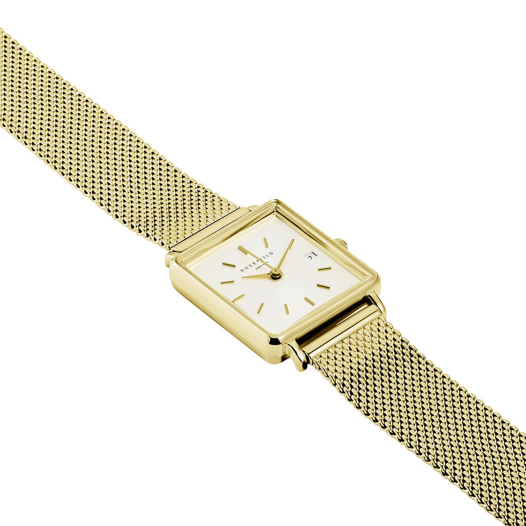 Montre Rosefield Boxy Xs Blanc - Id&eacute;es cadeaux Femme | Histoire d&rsquo;Or