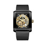 Montre Montignac Square Automatique Noir - Montres Homme | Histoire d&rsquo;Or