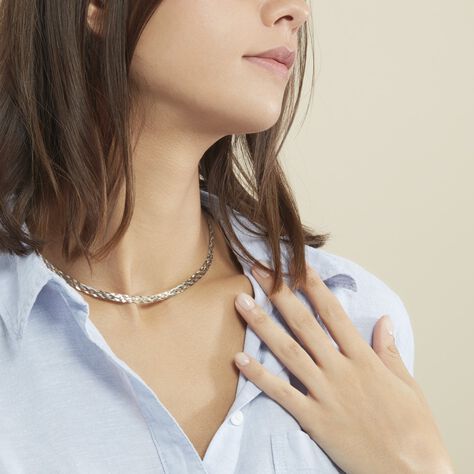 Collier Jen Tresse 6 Fils Or Tricolore - Colliers Femme | Histoire d’Or