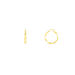 Créoles Falbala Or Jaune - Boucles d'oreilles créoles Femme | Histoire d’Or