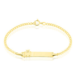 Bracelet Identité Etheline Maille Gourmette Or Jaune - Bracelets Communion Enfant | Histoire d’Or