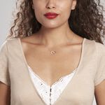 Collier Or Blanc Nesrine Oxydes - Colliers Femme | Histoire d&rsquo;Or