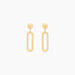 Boucles D'oreilles Pendantes Link Or Jaune - Boucles d'oreilles pendantes Femme | Histoire d’Or