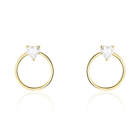 Cr&eacute;oles Kip Or Jaune Oxyde De Zirconium - Boucles d'oreilles cr&eacute;oles Femme | Histoire d&rsquo;Or