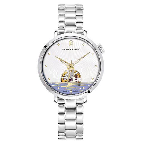 Montre Pierre Lannier Australe Nacre Blanche - Nouveautés Femme | Histoire d’Or
