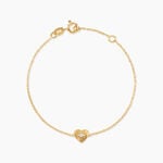Bracelet Benno Argent Dor&eacute; A L'Or 750/1000 Topaze - Bracelets Pierre Femme | Histoire d&rsquo;Or