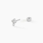 Piercing Maanta Acier Blanc Oxyde De Zirconium - Piercings d'oreilles Femme | Histoire d&rsquo;Or