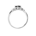 Bague Maymana Argent Blanc Oxyde De Zirconium - Bagues solitaires Femme | Histoire d&rsquo;Or