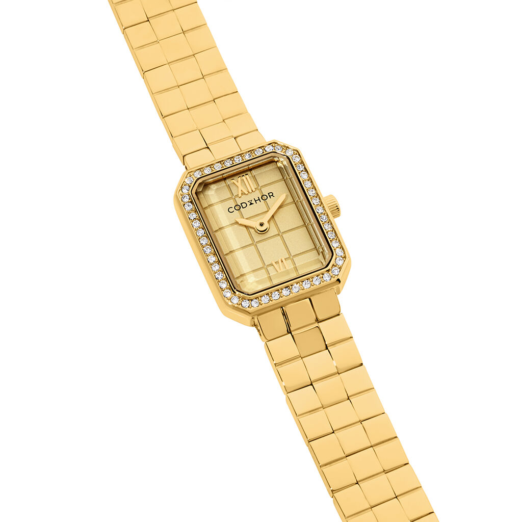 Montre Codhor Lucy Dor&eacute; - F&ecirc;te des m&egrave;res Femme | Histoire d&rsquo;Or