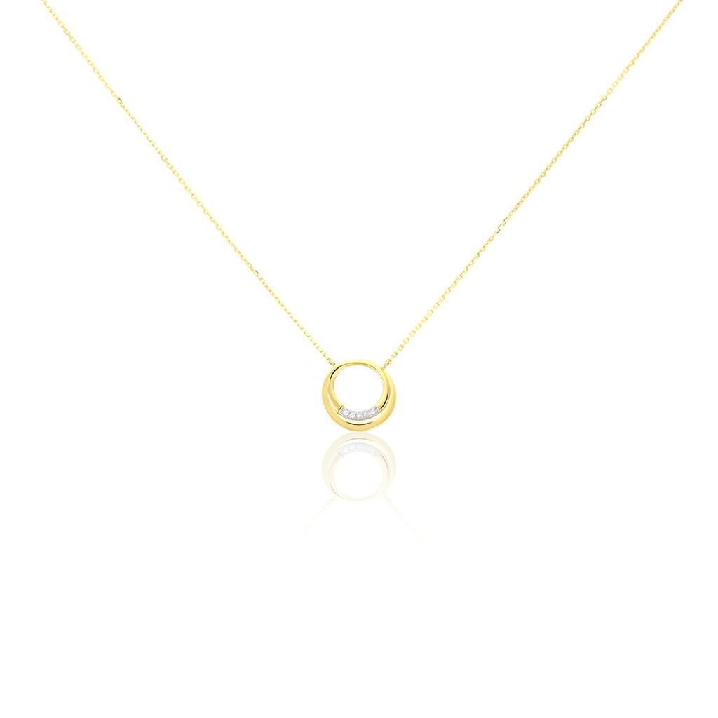 Collier Circlane Or Jaune Diamant - Colliers Femme | Histoire d’Or